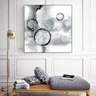 Full Circle I Gray by Chris Paschke on GIANT ART - grey abstract