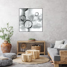 Full Circle I Gray by Chris Paschke on GIANT ART - grey abstract