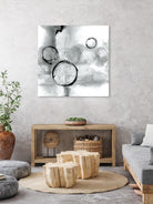 Full Circle I Gray by Chris Paschke on GIANT ART - grey abstract