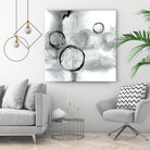 Full Circle I Gray by Chris Paschke on GIANT ART - grey abstract
