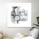 Full Circle I Gray by Chris Paschke on GIANT ART - grey abstract