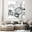 Full Circle II grey by Chris Paschke on GIANT ART - white abstract