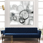 Full Circle II grey by Chris Paschke on GIANT ART - white abstract
