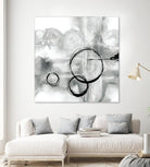 Full Circle II grey by Chris Paschke on GIANT ART - white abstract