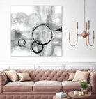 Full Circle II grey by Chris Paschke on GIANT ART - white abstract