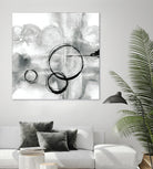 Full Circle II grey by Chris Paschke on GIANT ART - white abstract