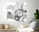Full Circle II grey by Chris Paschke on GIANT ART - white abstract