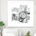 Full Circle II grey by Chris Paschke on GIANT ART - white abstract