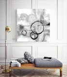 Full Circle II grey by Chris Paschke on GIANT ART - white abstract