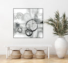 Full Circle II grey by Chris Paschke on GIANT ART - white abstract