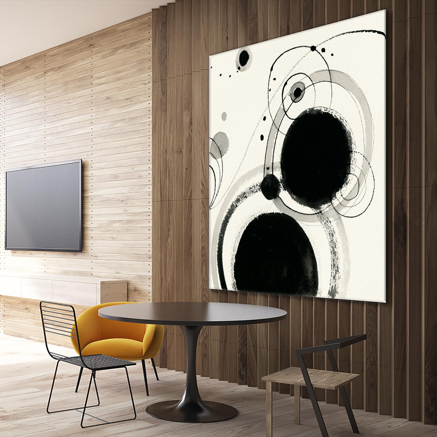 Planetary III by Shirley Novak on GIANT ART - beige abstract