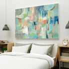 Morning Breeze by Silvia Vassileva on GIANT ART - pink abstract