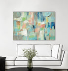 Morning Breeze by Silvia Vassileva on GIANT ART - pink abstract