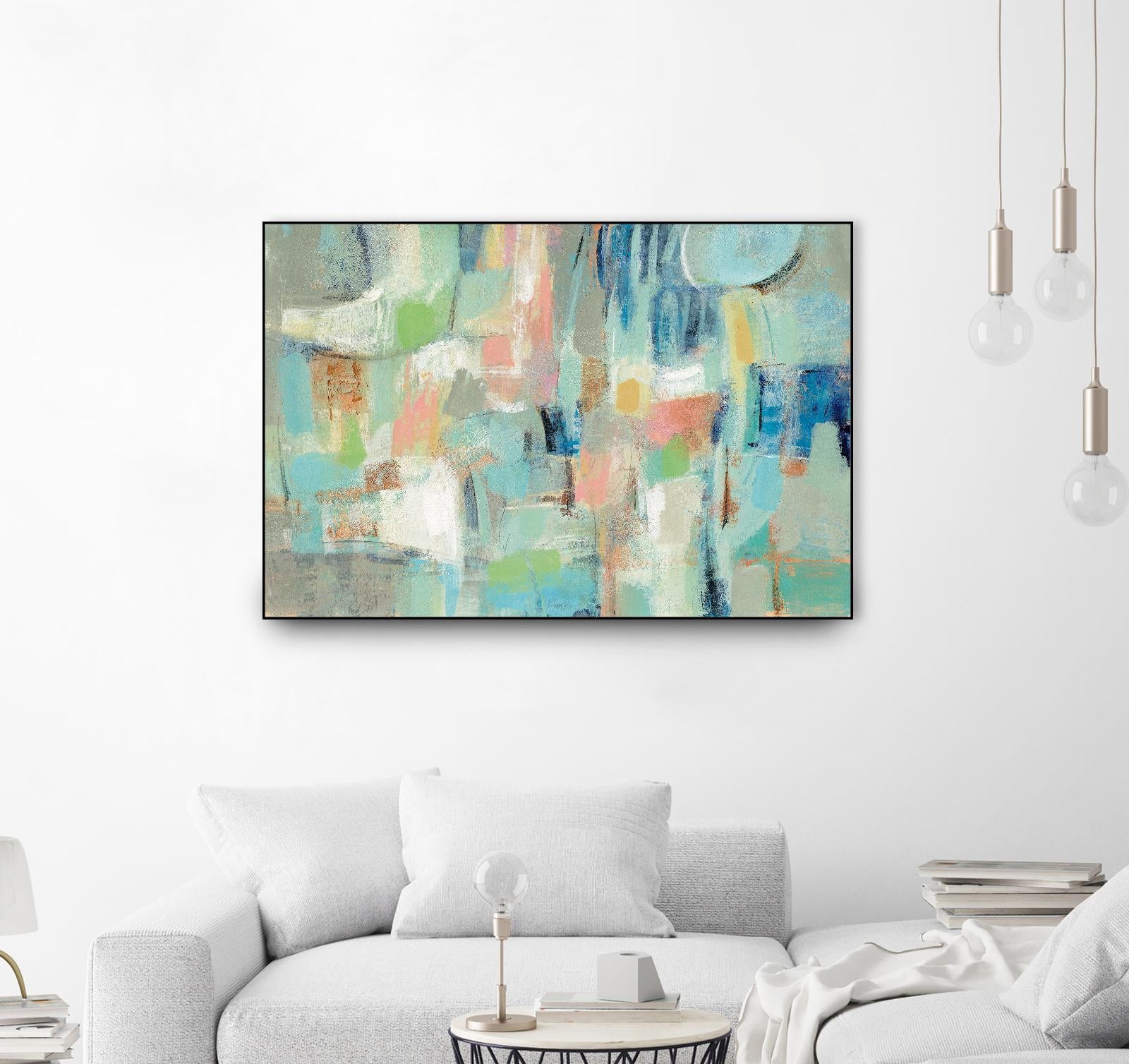 Morning Breeze by Silvia Vassileva on GIANT ART - pink abstract