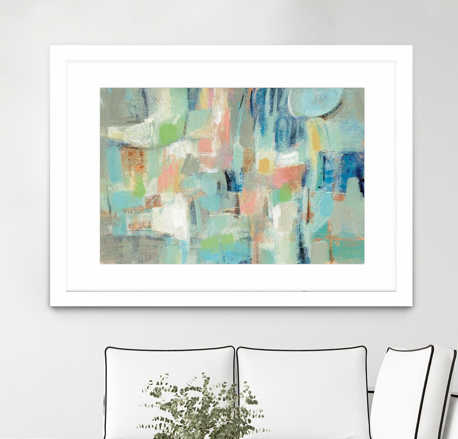 Morning Breeze by Silvia Vassileva on GIANT ART - pink abstract