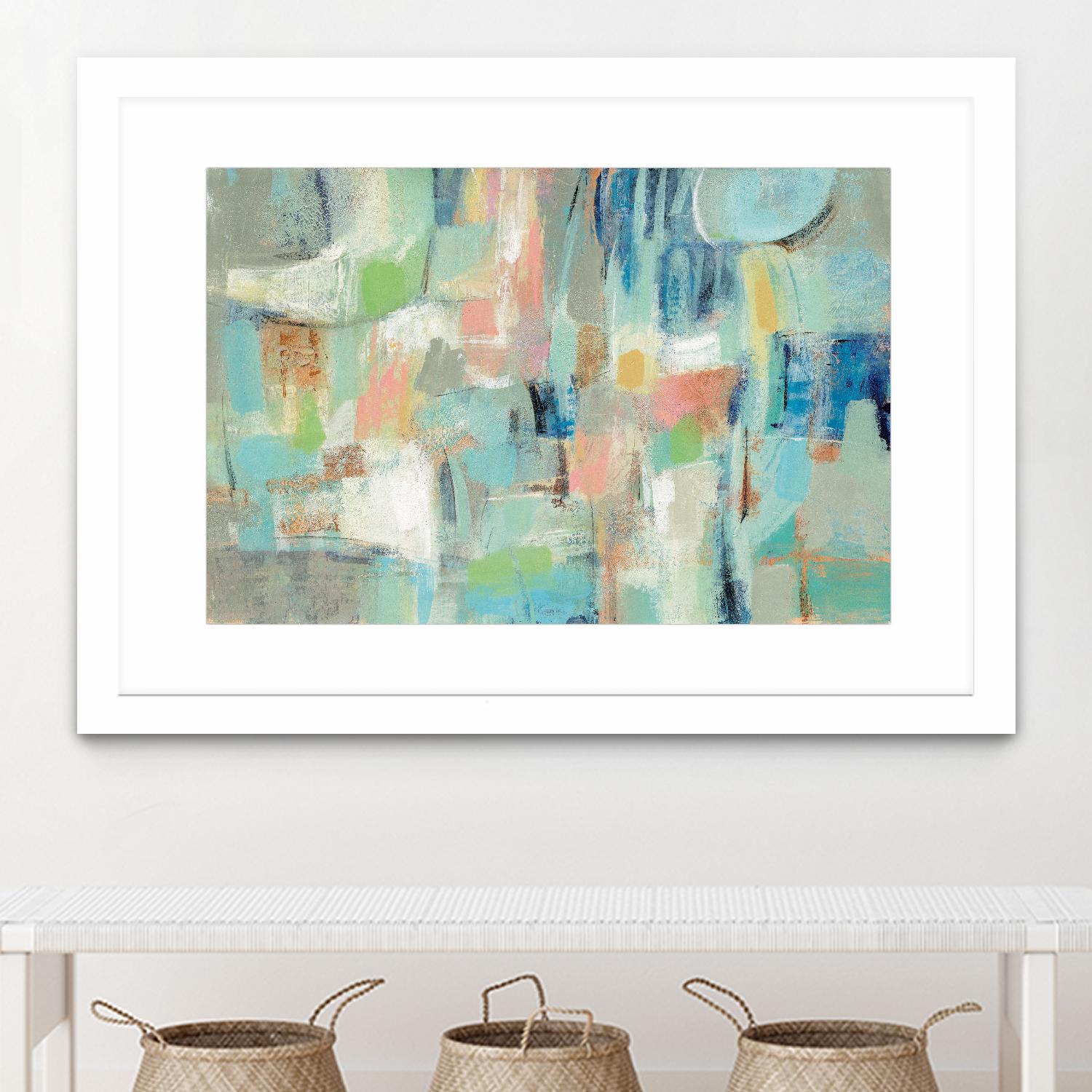 Morning Breeze by Silvia Vassileva on GIANT ART - pink abstract