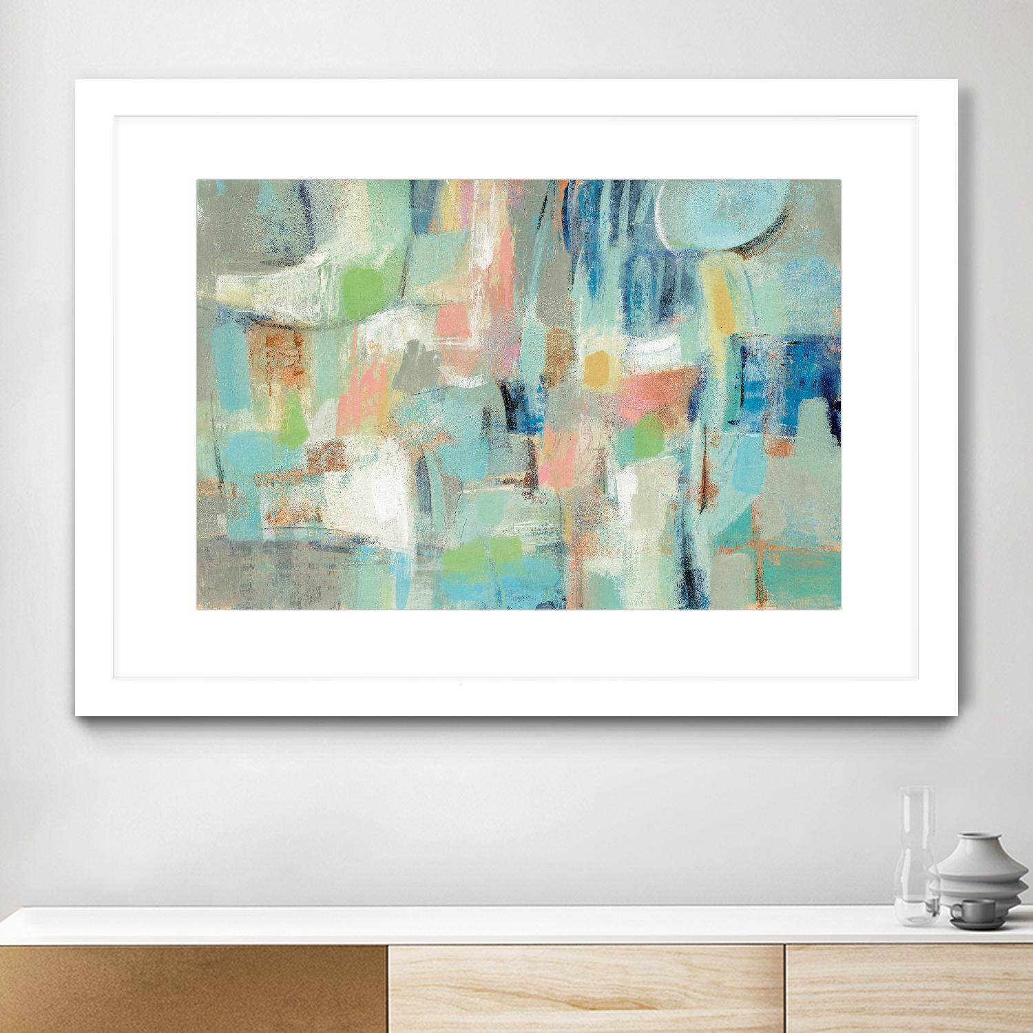 Morning Breeze by Silvia Vassileva on GIANT ART - pink abstract