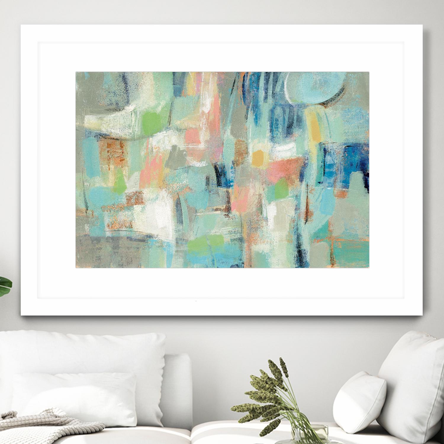 Morning Breeze by Silvia Vassileva on GIANT ART - pink abstract