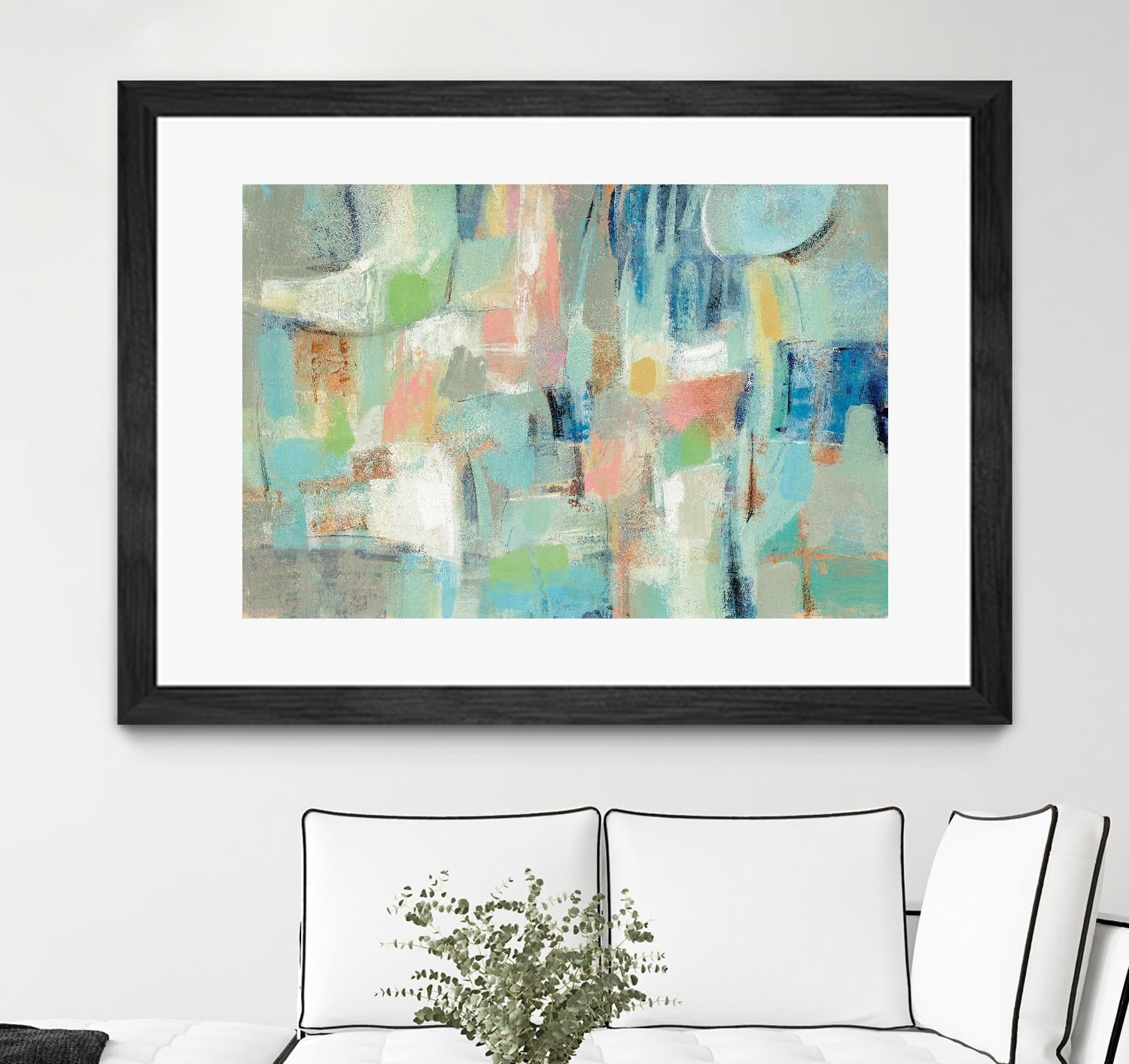 Morning Breeze by Silvia Vassileva on GIANT ART - pink abstract