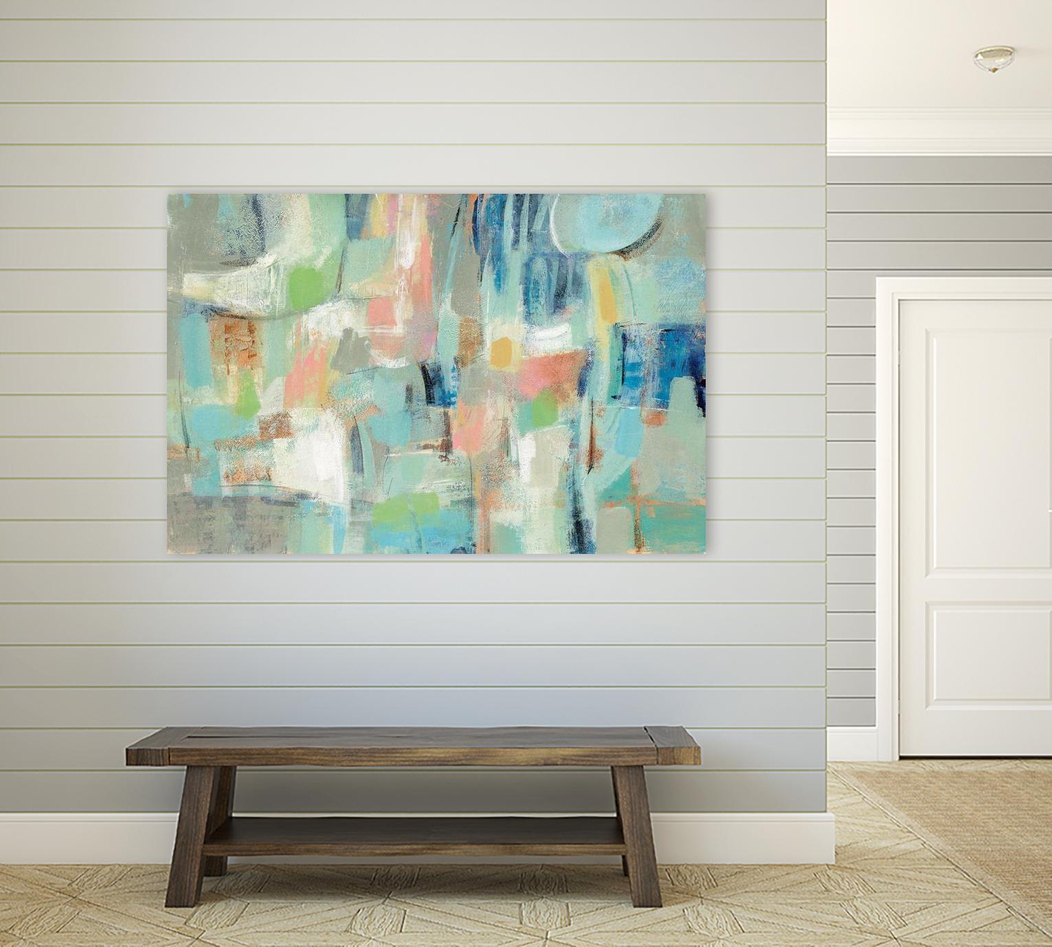 Morning Breeze by Silvia Vassileva on GIANT ART - pink abstract