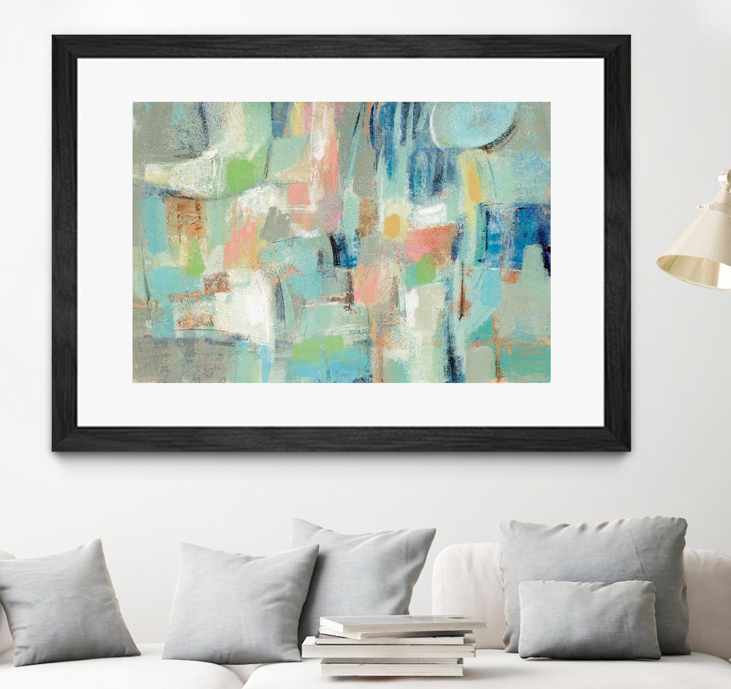 Morning Breeze by Silvia Vassileva on GIANT ART - pink abstract