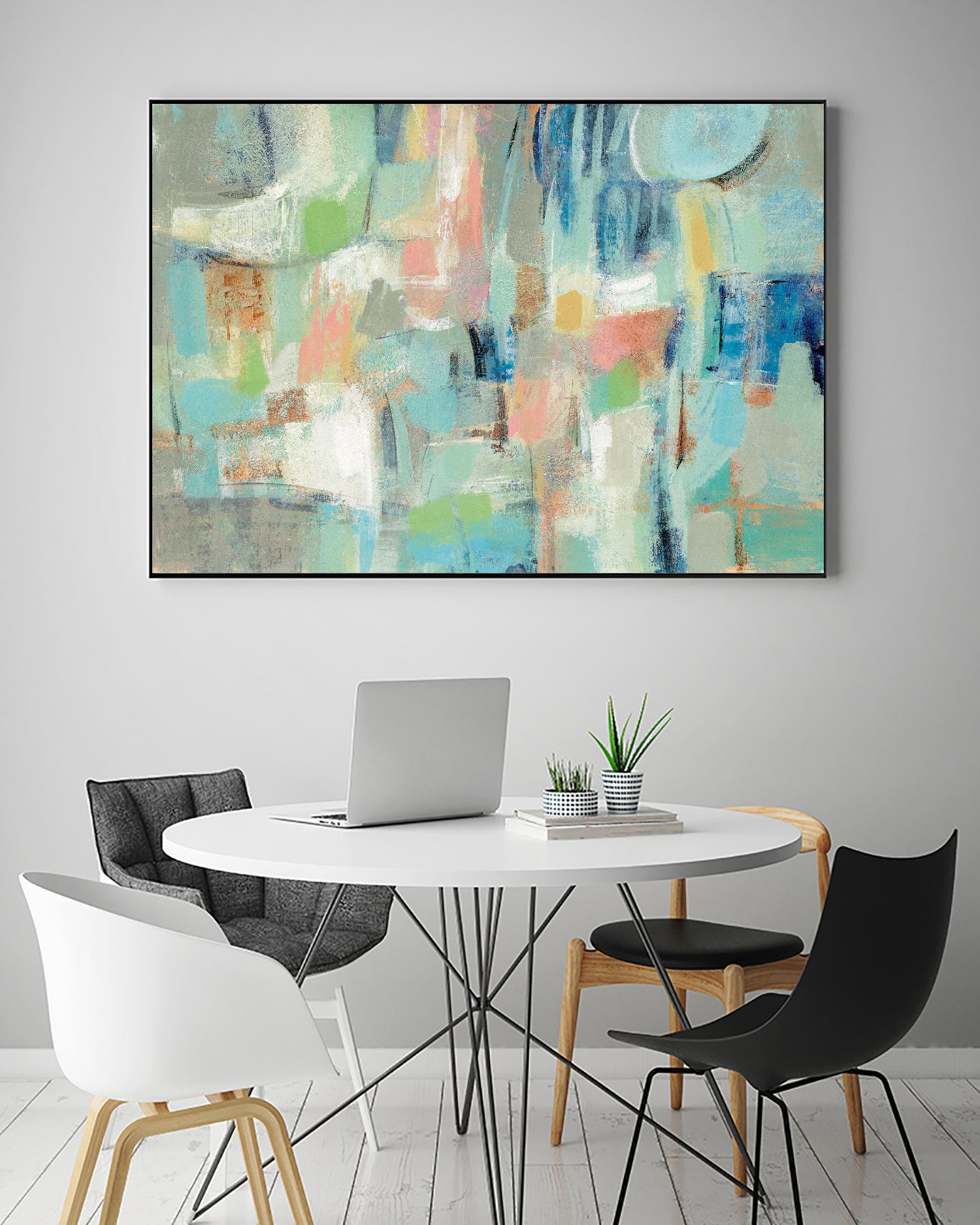 Morning Breeze by Silvia Vassileva on GIANT ART - pink abstract