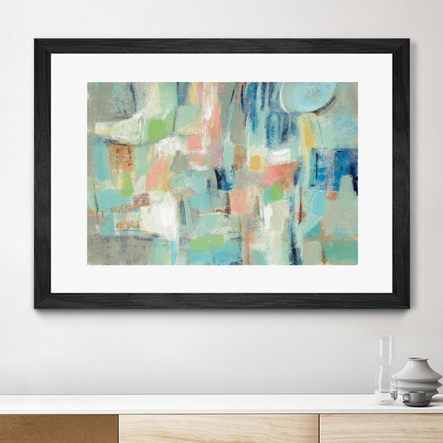 Morning Breeze by Silvia Vassileva on GIANT ART - pink abstract