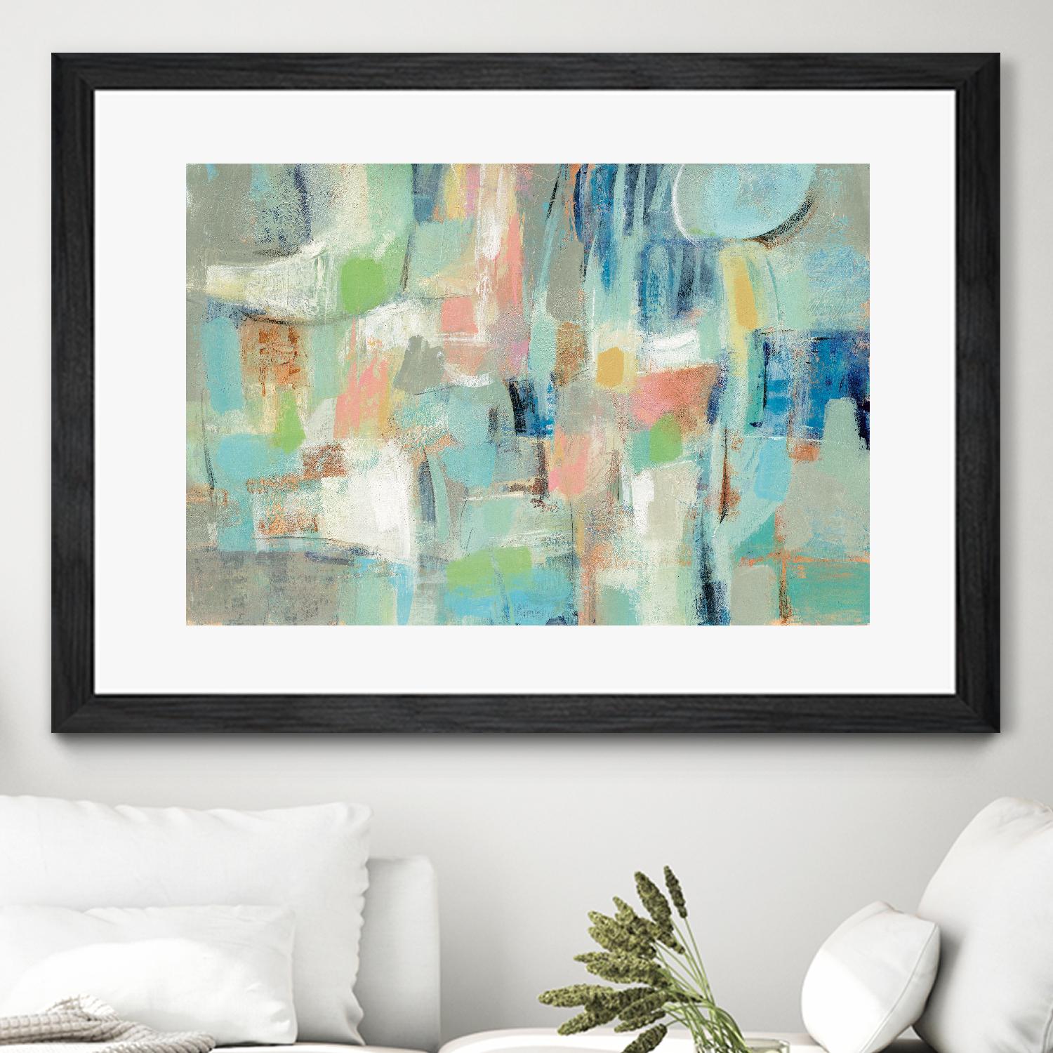 Morning Breeze by Silvia Vassileva on GIANT ART - pink abstract