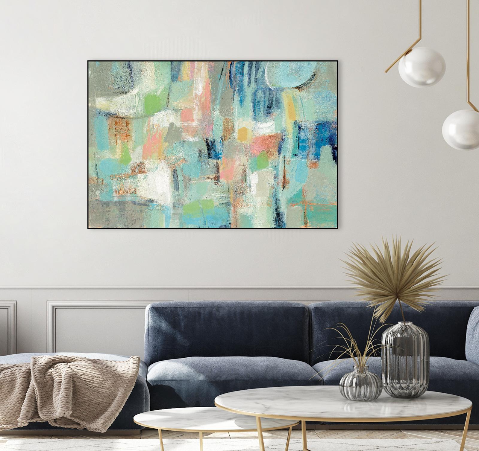 Morning Breeze by Silvia Vassileva on GIANT ART - pink abstract