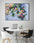 Inspiration Monet by Shirley Novak on GIANT ART - pink floral
