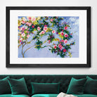 Inspiration Monet by Shirley Novak on GIANT ART - pink floral