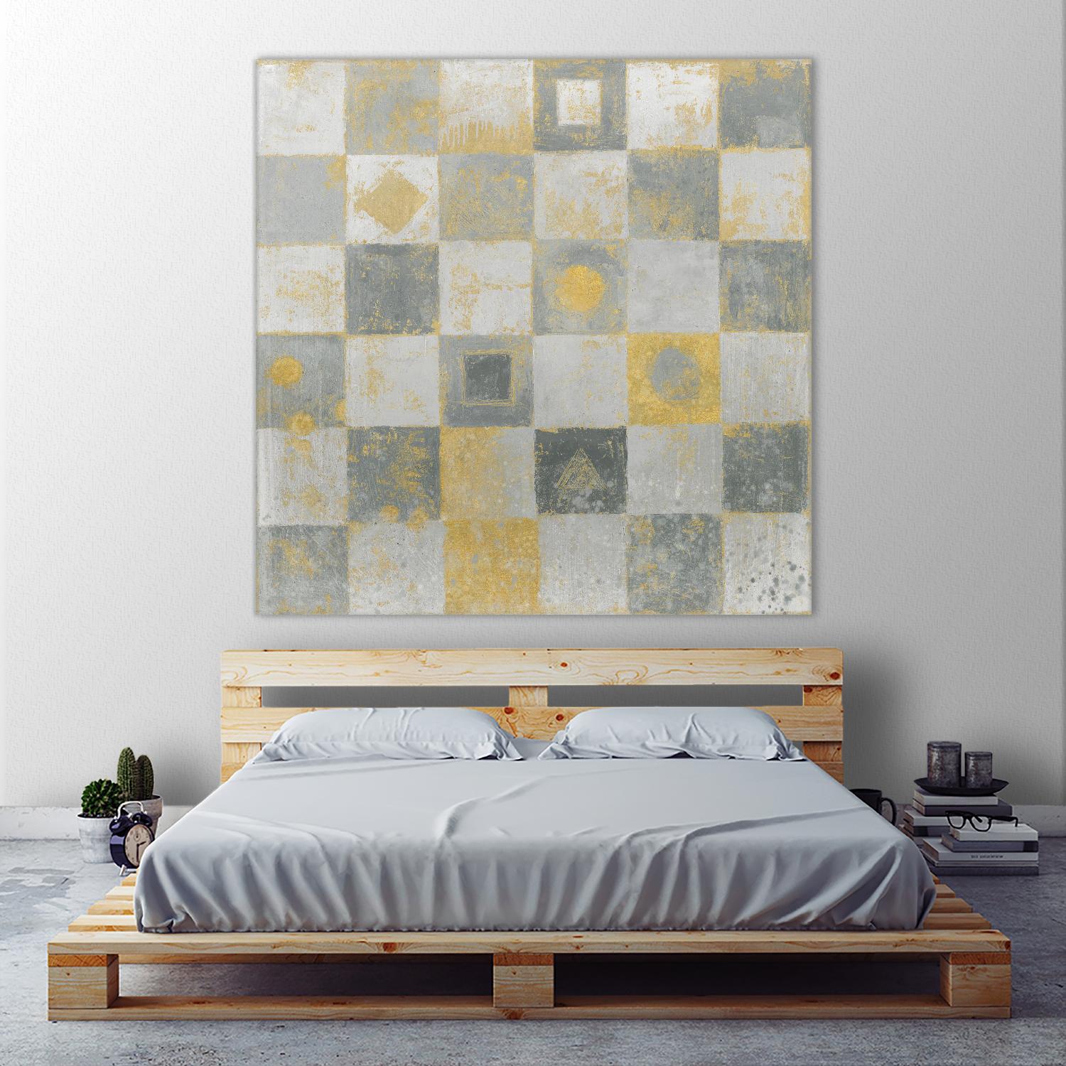 Neutrality Abstract Gold by James Wiens on GIANT ART - grey abstract