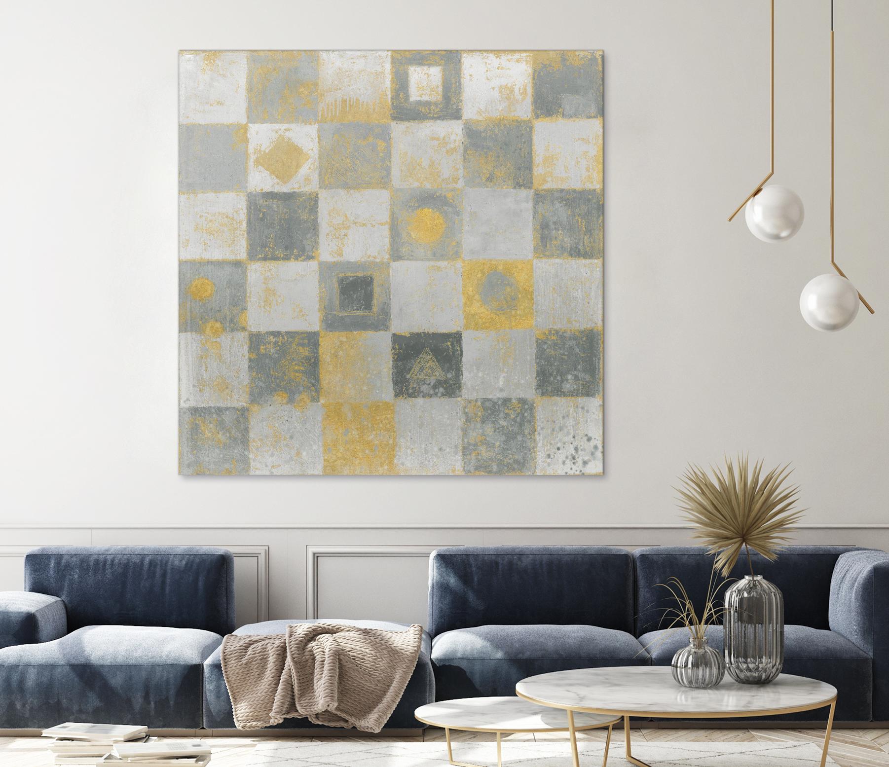 Neutrality Abstract Gold by James Wiens on GIANT ART - grey abstract