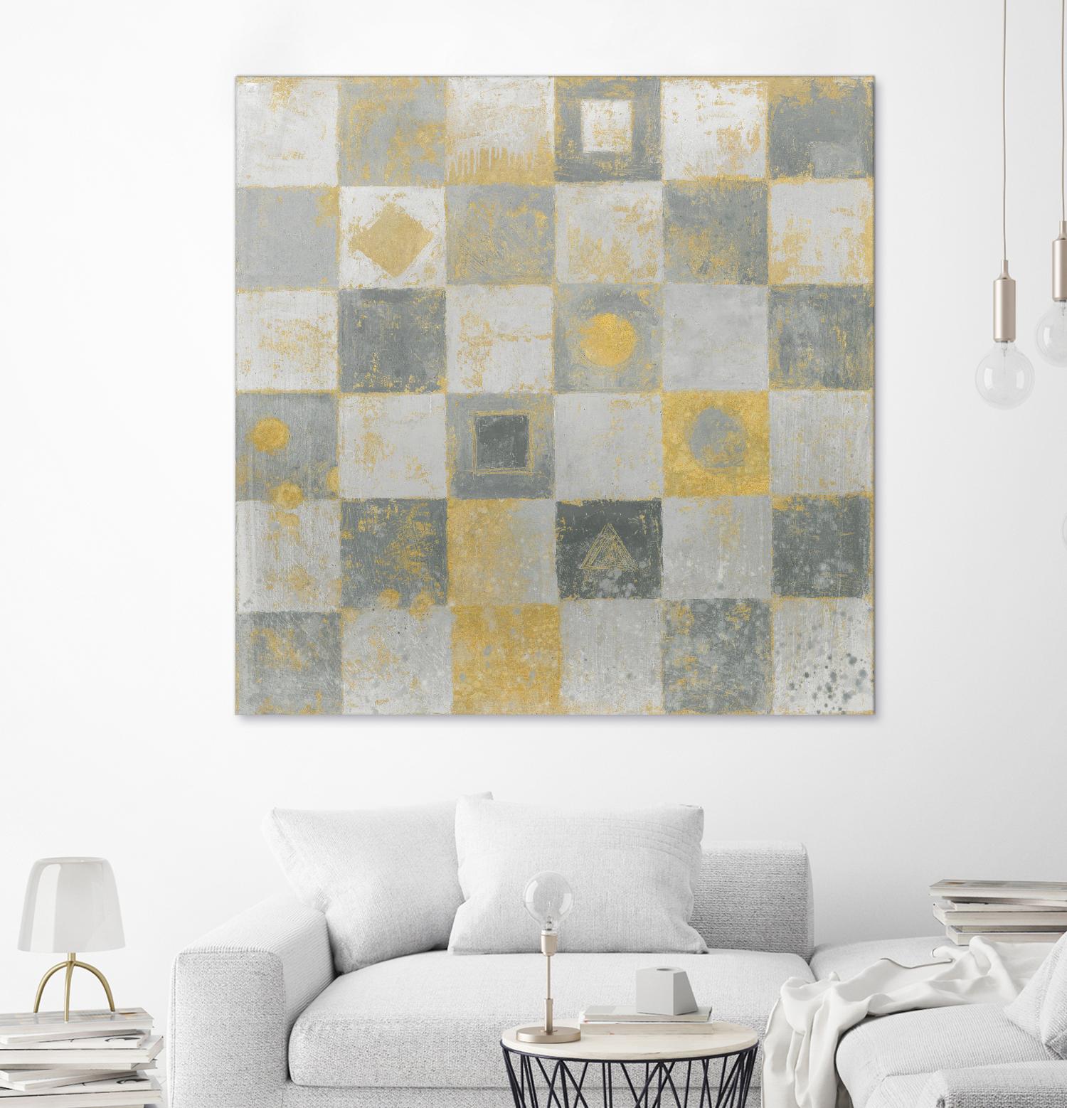 Neutrality Abstract Gold by James Wiens on GIANT ART - grey abstract