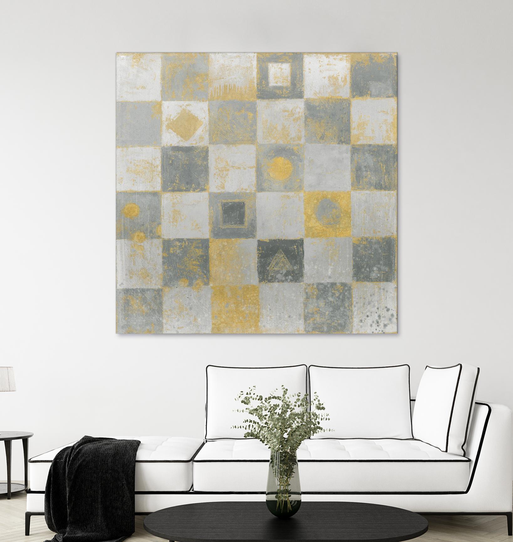 Neutrality Abstract Gold by James Wiens on GIANT ART - grey abstract