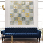 Neutrality Abstract Gold by James Wiens on GIANT ART - grey abstract