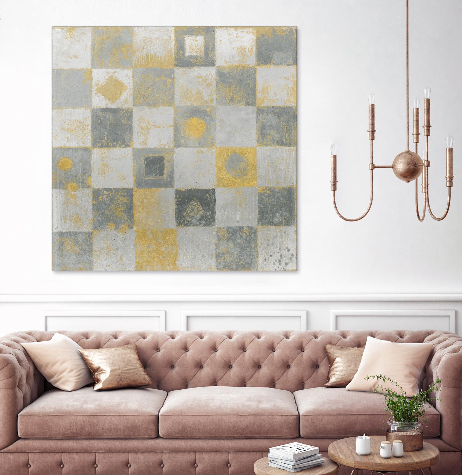 Neutrality Abstract Gold by James Wiens on GIANT ART - grey abstract