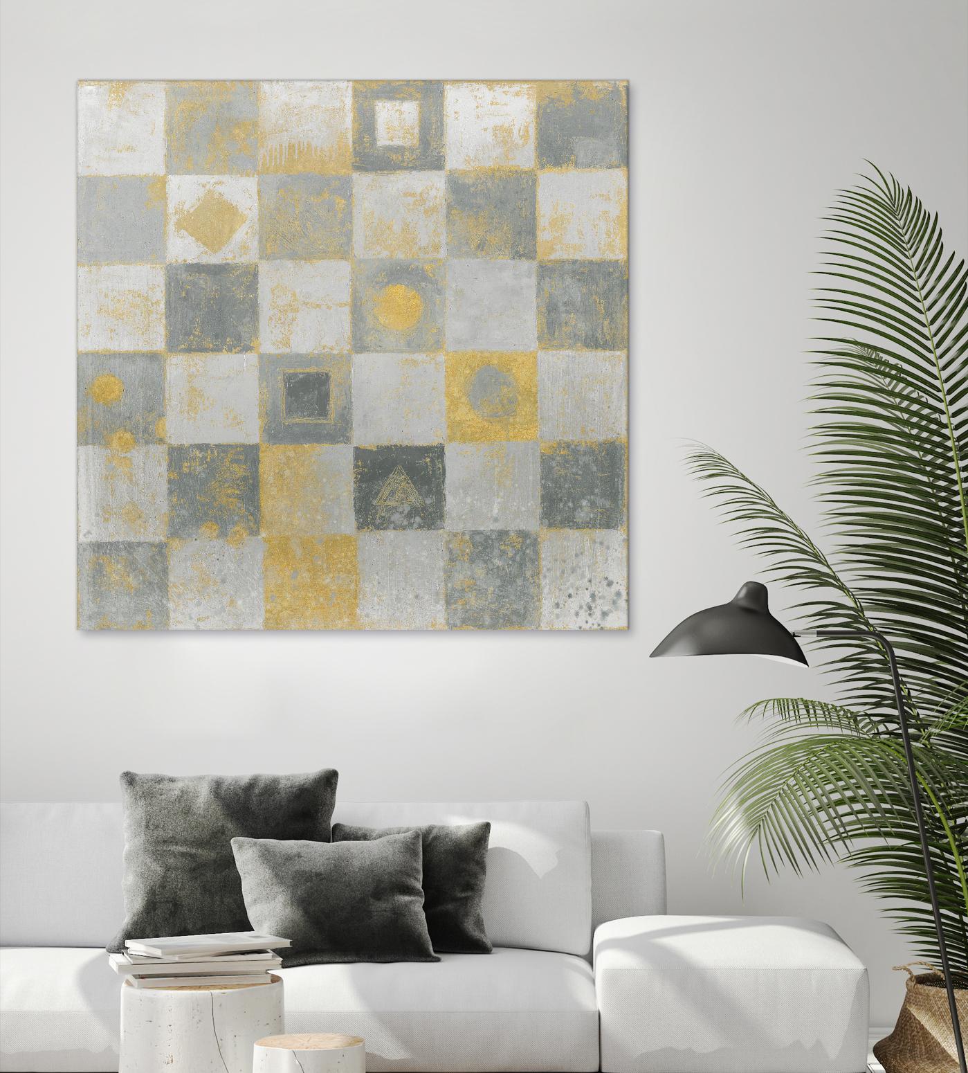 Neutrality Abstract Gold by James Wiens on GIANT ART - grey abstract