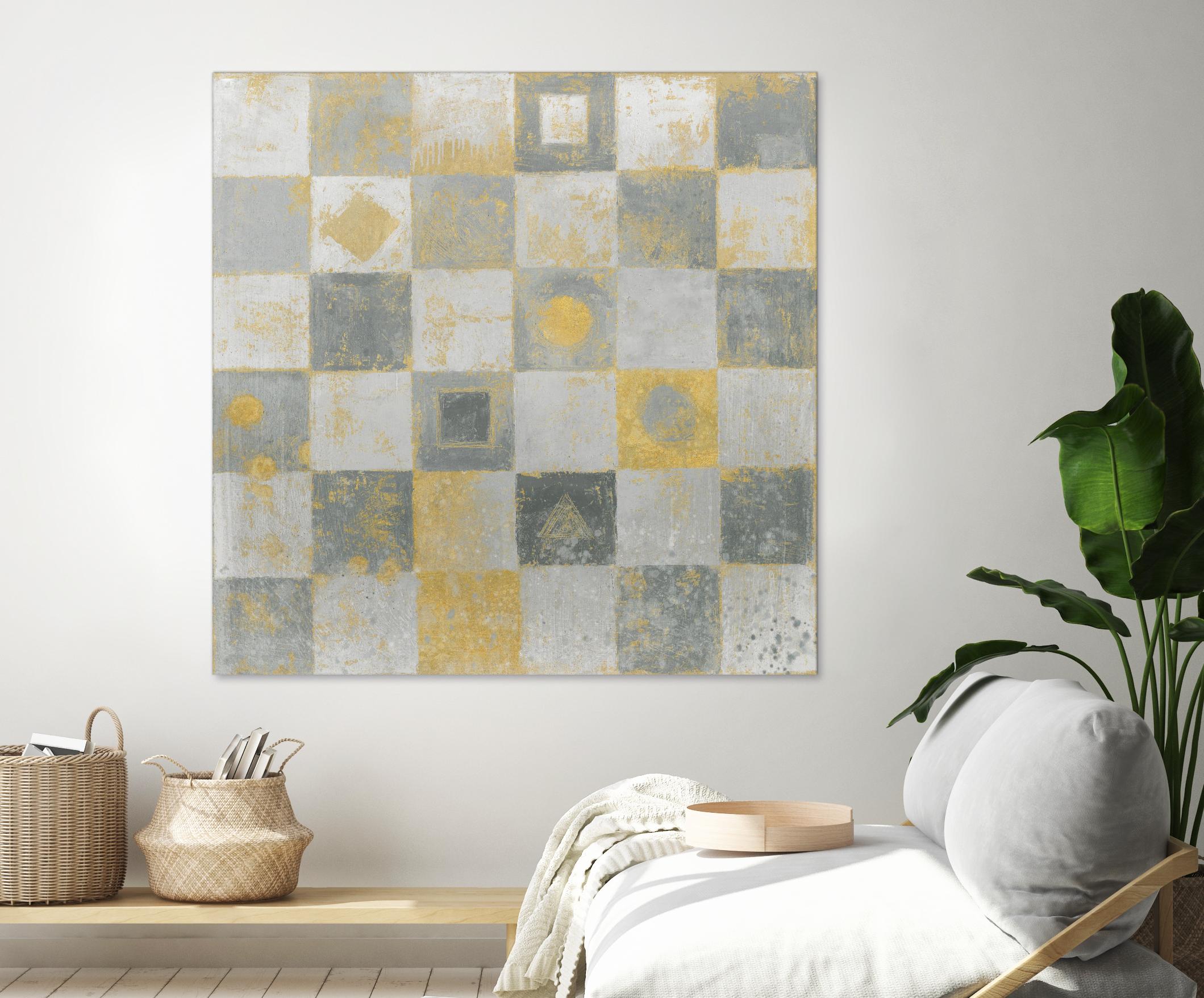 Neutrality Abstract Gold by James Wiens on GIANT ART - grey abstract