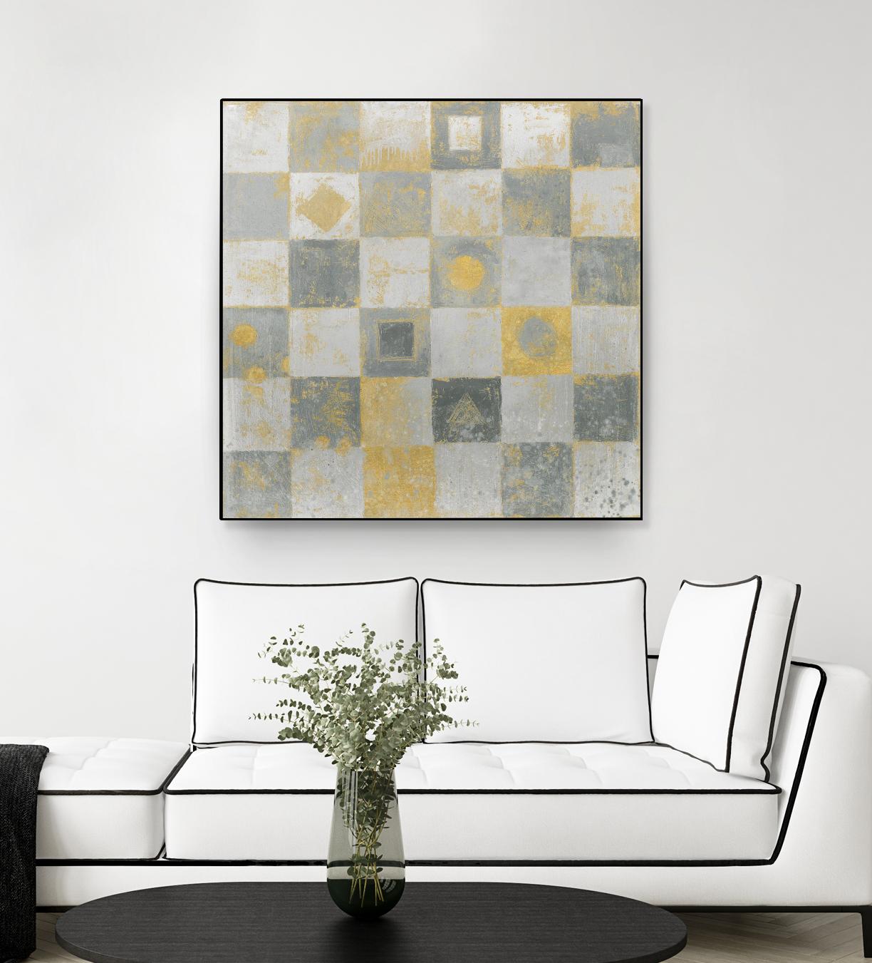 Neutrality Abstract Gold by James Wiens on GIANT ART - grey abstract