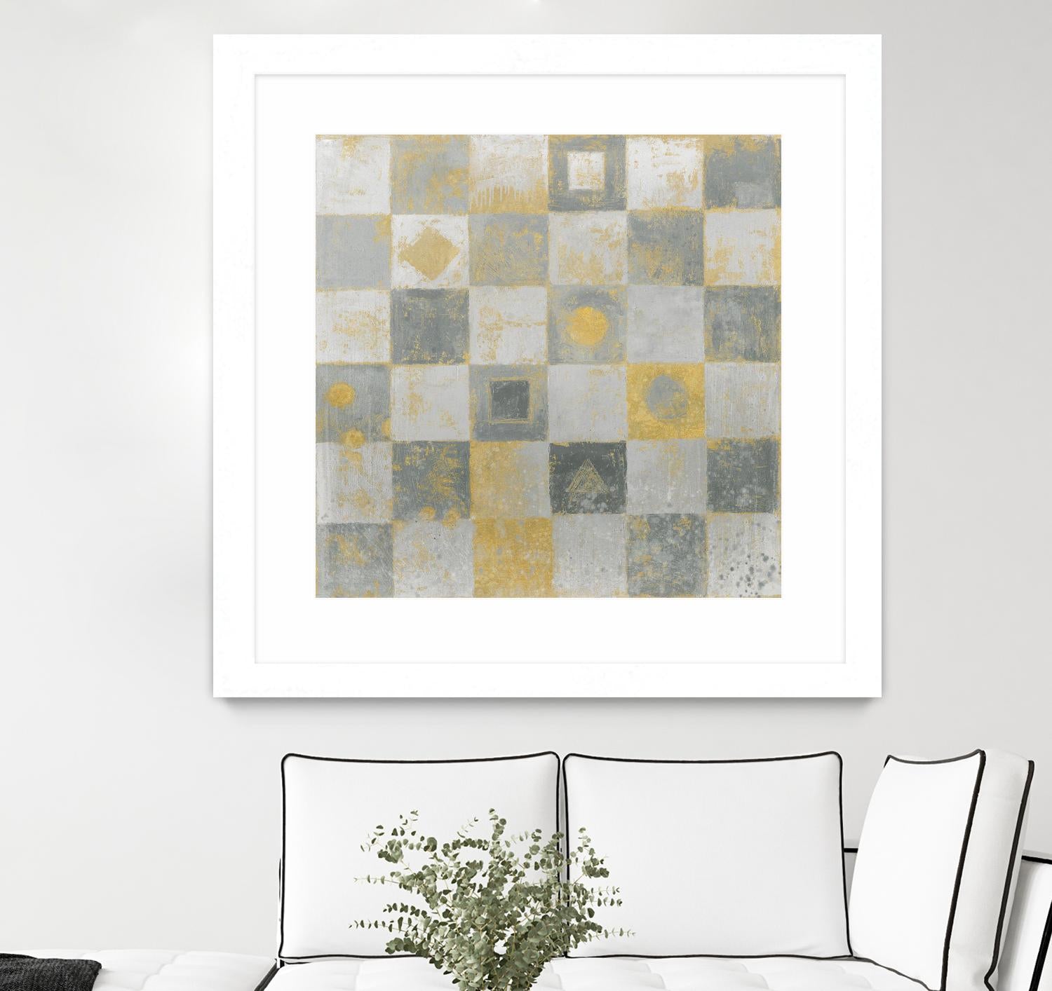 Neutrality Abstract Gold by James Wiens on GIANT ART - grey abstract