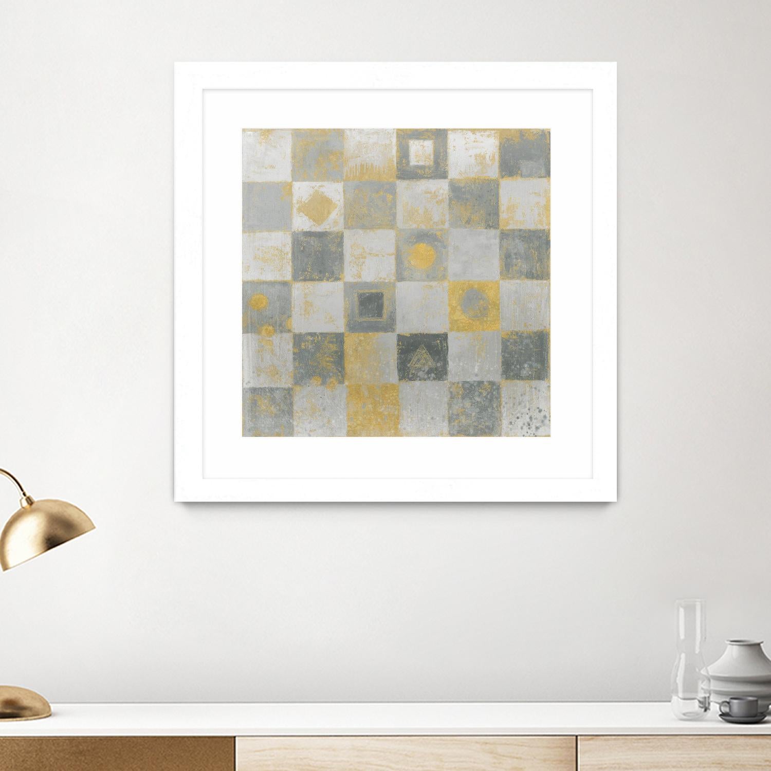 Neutrality Abstract Gold by James Wiens on GIANT ART - grey abstract