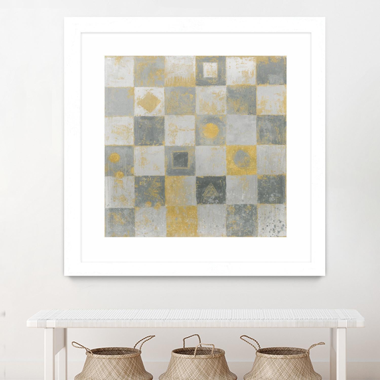 Neutrality Abstract Gold by James Wiens on GIANT ART - grey abstract