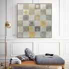 Neutrality Abstract Gold by James Wiens on GIANT ART - grey abstract