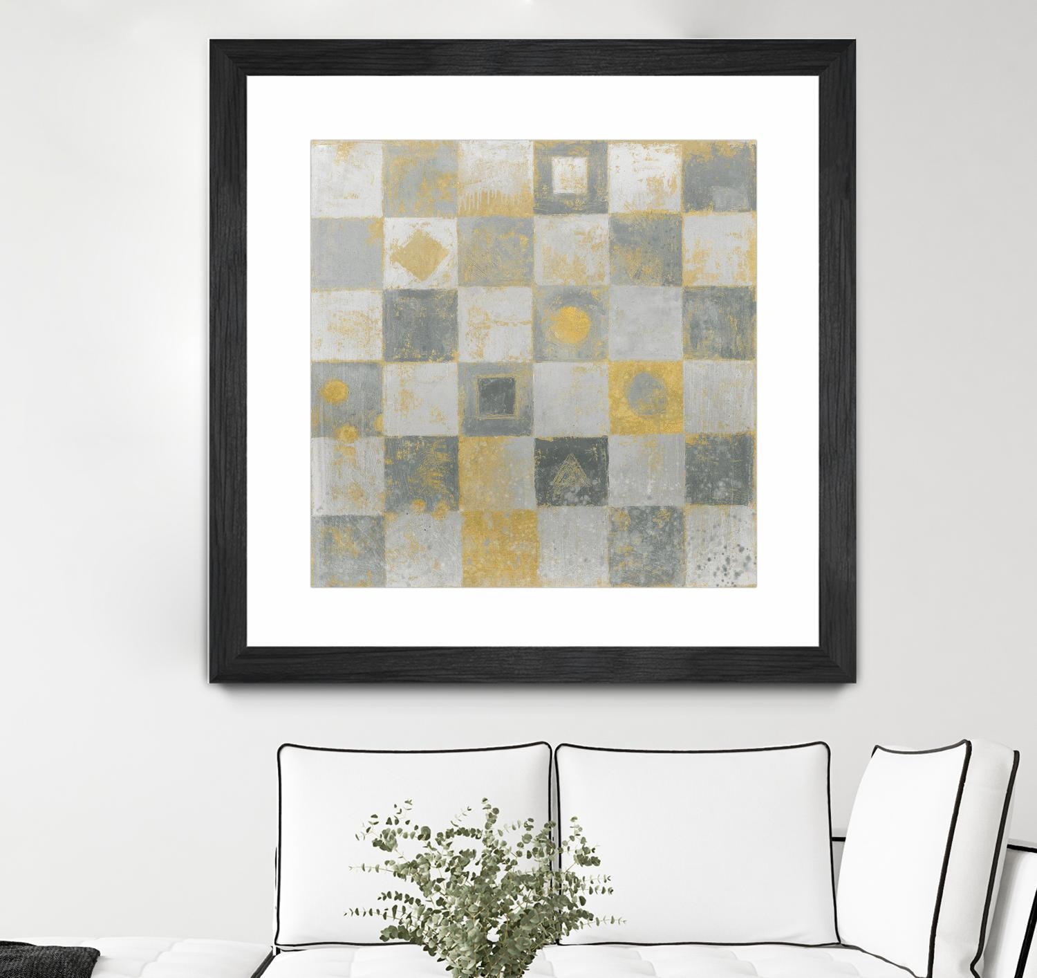 Neutrality Abstract Gold by James Wiens on GIANT ART - grey abstract