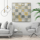 Neutrality Abstract Gold by James Wiens on GIANT ART - grey abstract