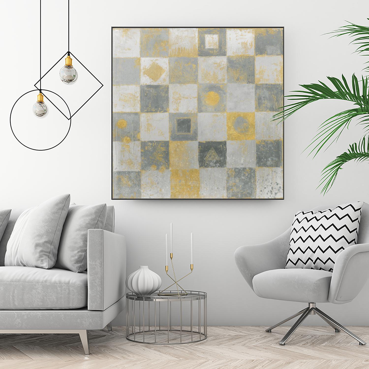 Neutrality Abstract Gold by James Wiens on GIANT ART - grey abstract