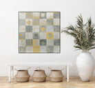 Neutrality Abstract Gold by James Wiens on GIANT ART - grey abstract