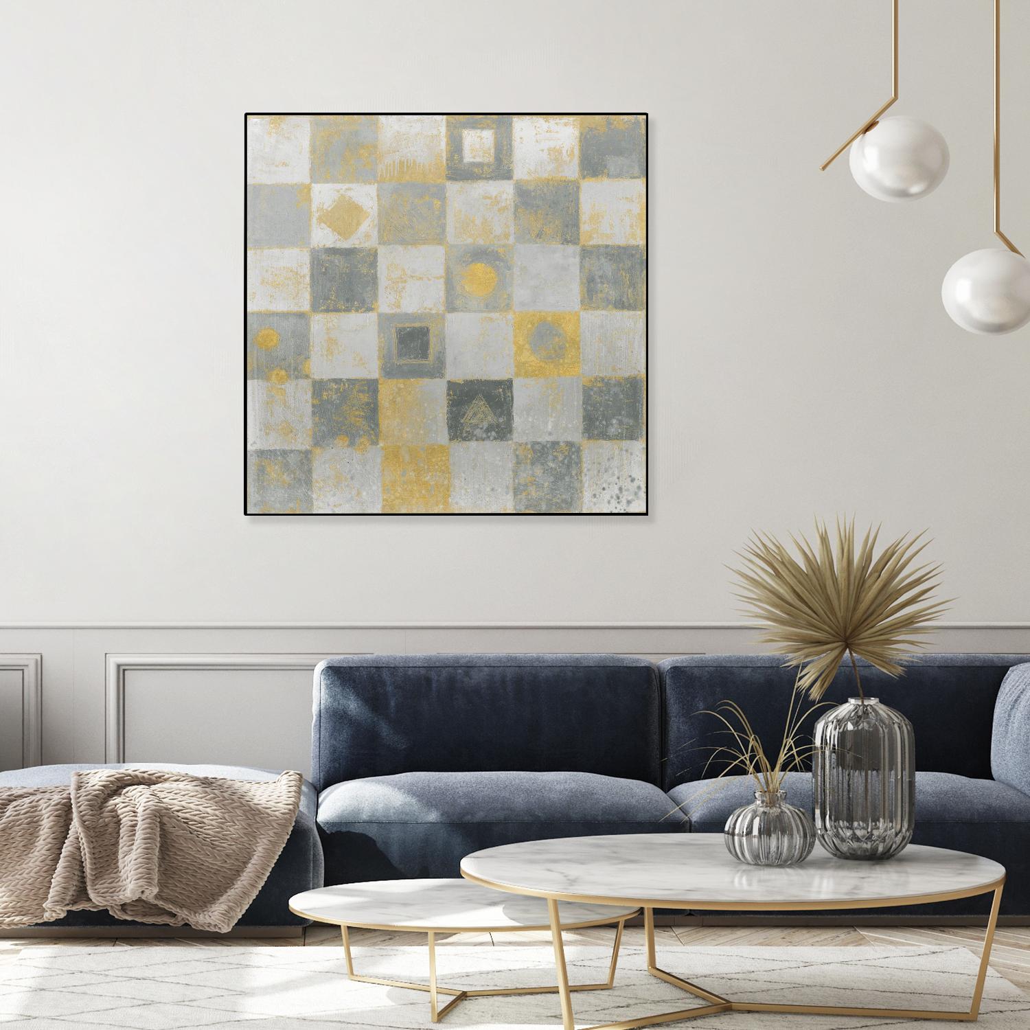 Neutrality Abstract Gold by James Wiens on GIANT ART - grey abstract
