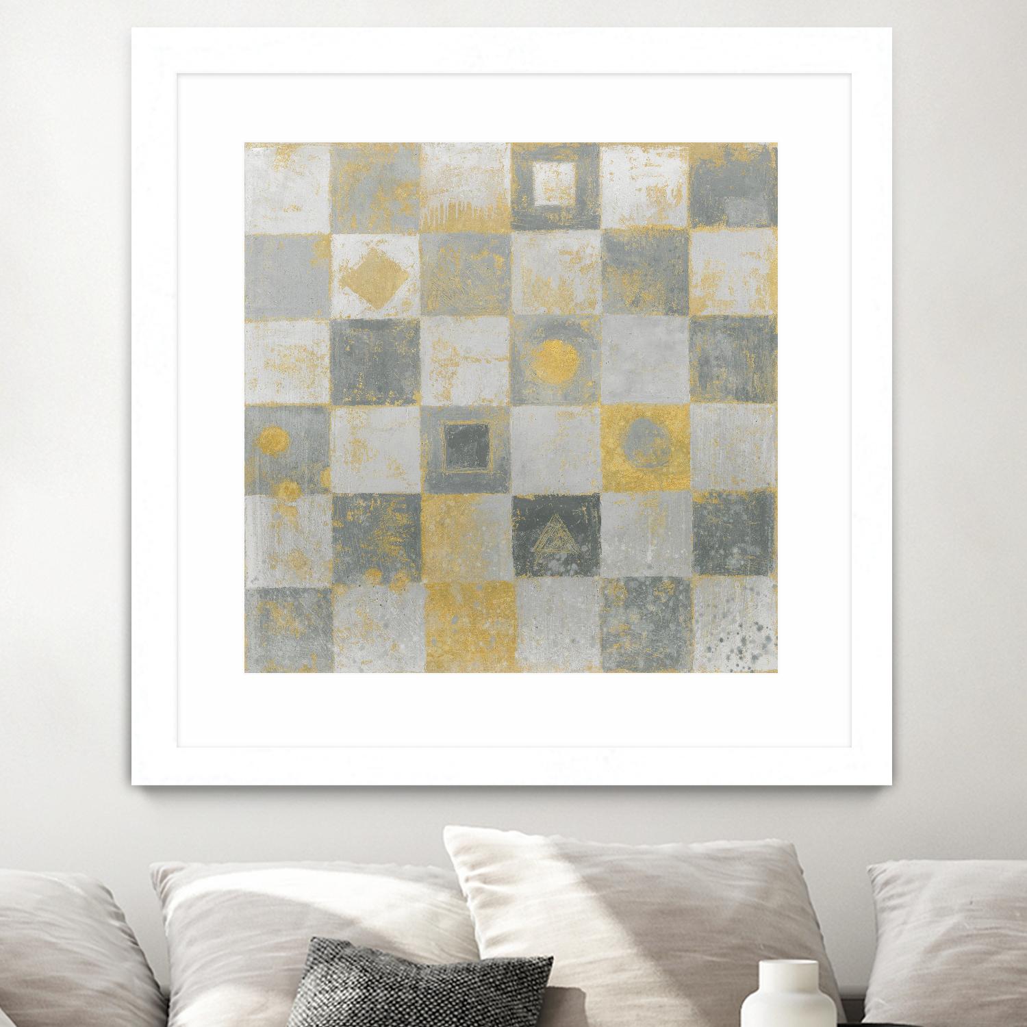Neutrality Abstract Gold by James Wiens on GIANT ART - grey abstract